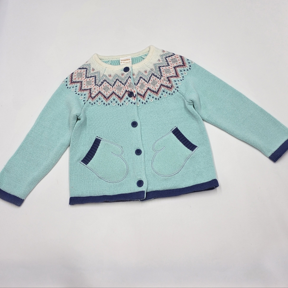 NEW Gymboree girls' mitten cardigan size 18-24 months